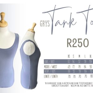 Tank Toppie - Grys