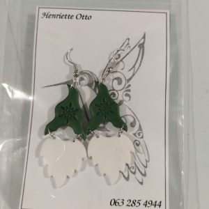 Handgemaakte Klei Oorbelle KC2