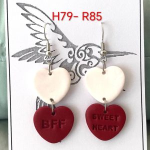 Handgemaakte Klei Oorbelle H79