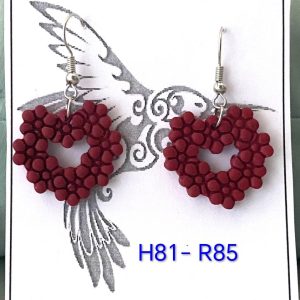 Handgemaakte Klei Oorbelle H81