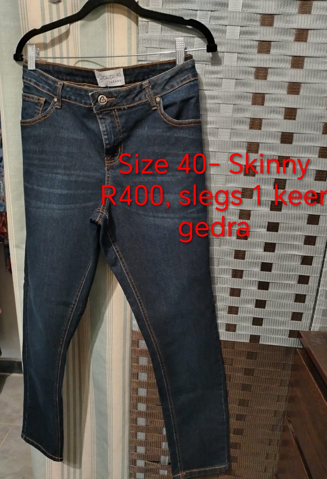 Skinny Donker Blou – Size 40