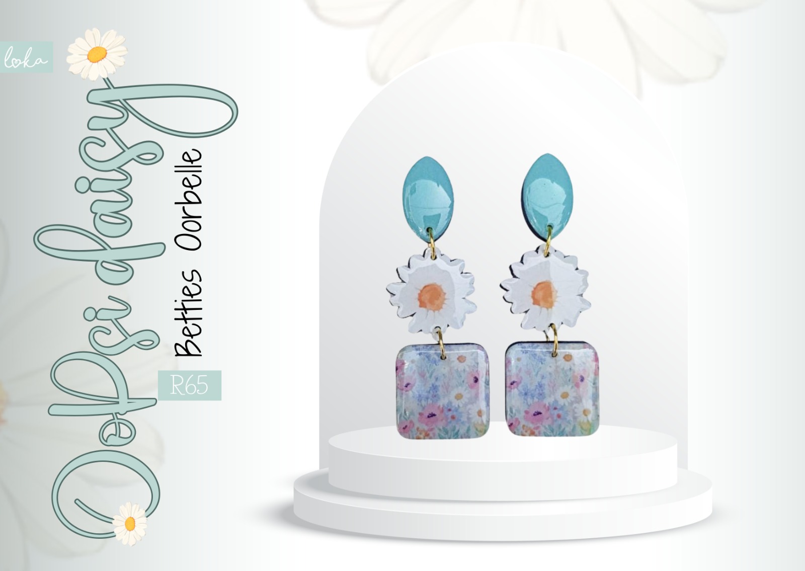 Oopsi Daisy – Wit Daisy – Blou Square