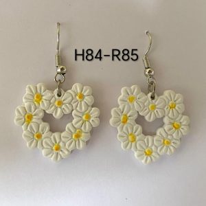 Handgemaakte Klei Oorbelle H84