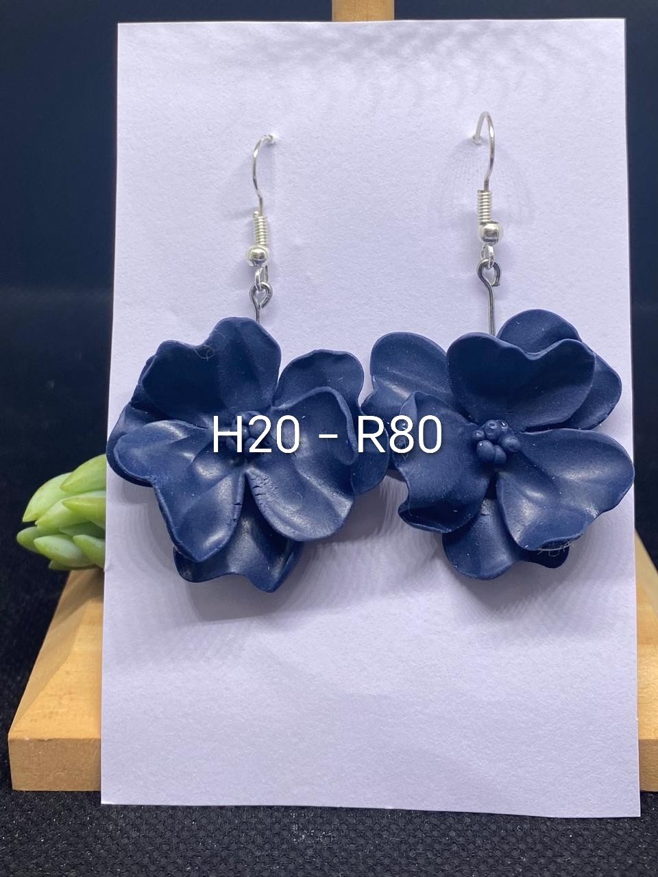 Handgemaakte Klei Oorbelle H20