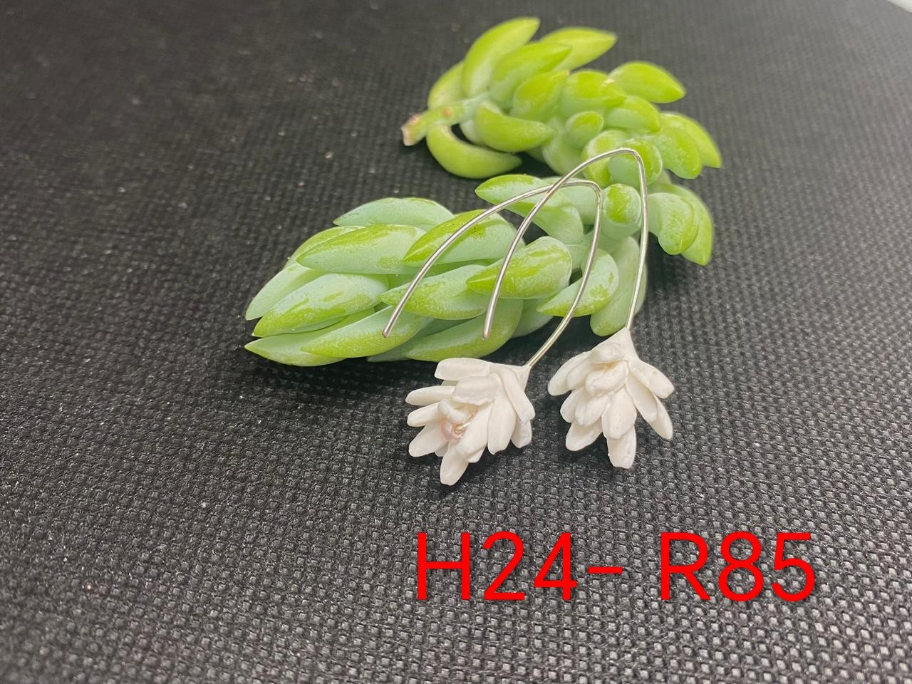 Handgemaakte Klei Oorbelle H24
