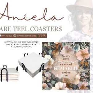 Aniela Teel Coasters - Vierkantig