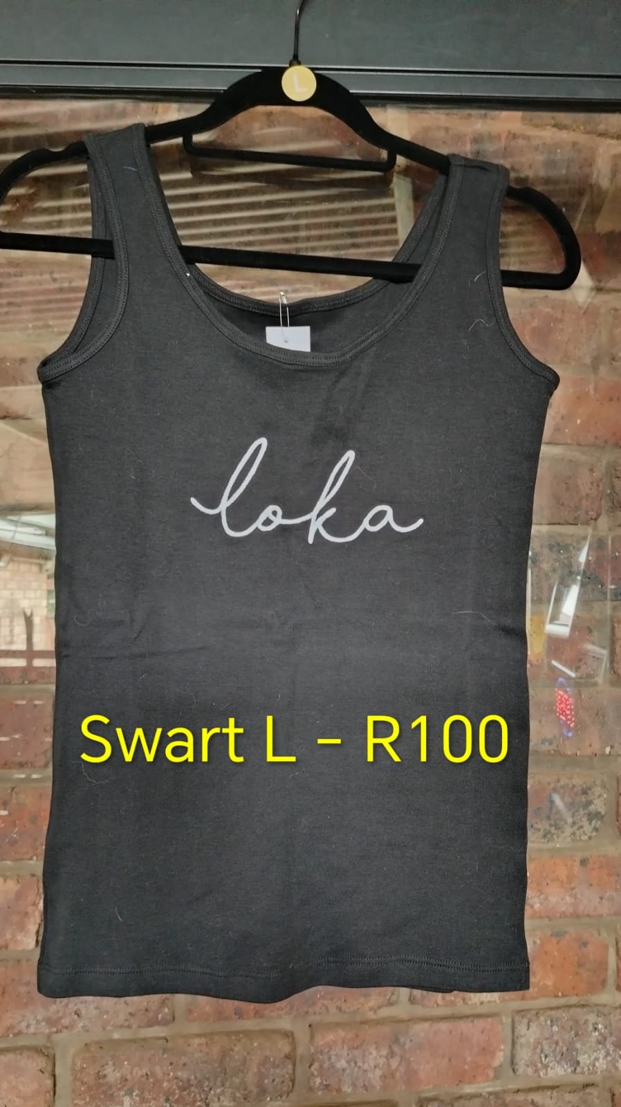 Large Toppie Swart