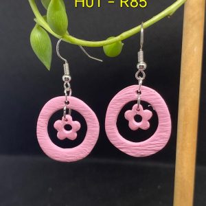 Handgemaakte Klei Oorbelle H01