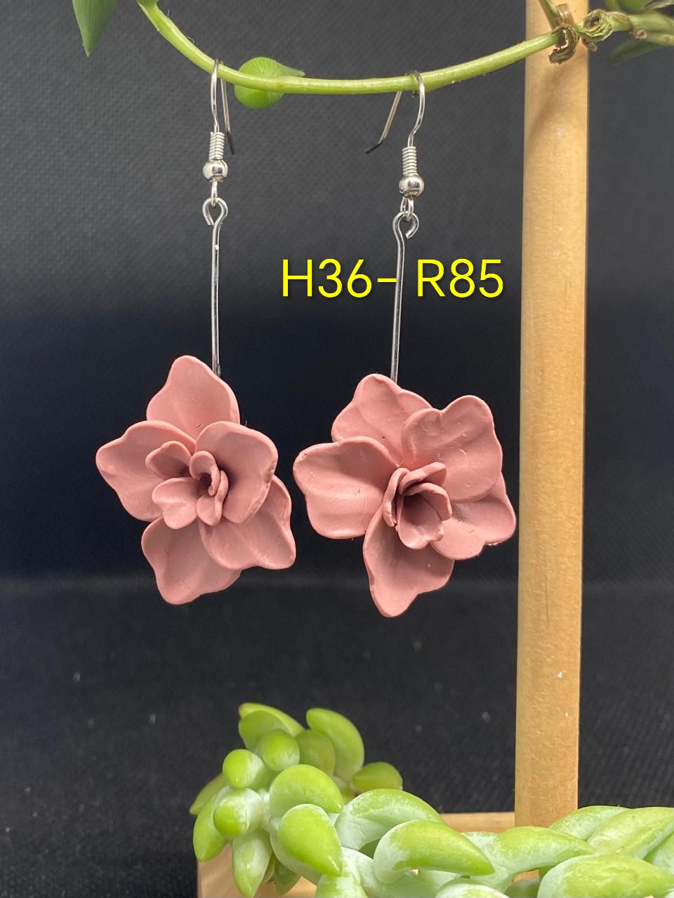 Handgemaakte Klei Oorbelle H36