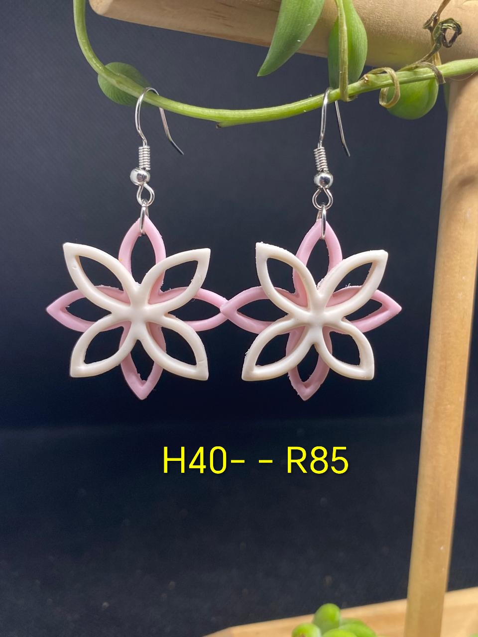 Handgemaakte Klei Oorbelle H40