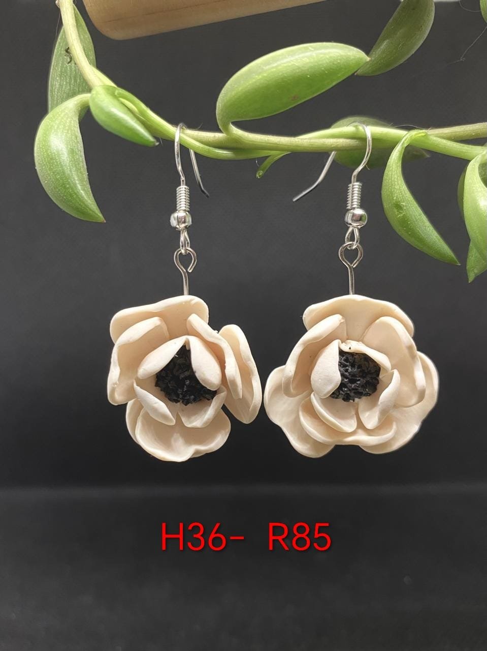 Handgemaakte Klei Oorbelle H36