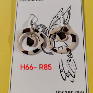 Handgemaakte Klei Oorbelle H66