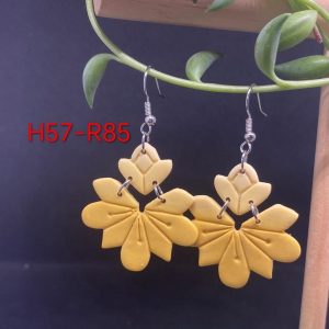 Handgemaakte Klei Oorbelle H57
