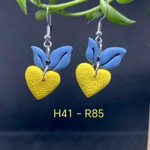 Handgemaakte Klei Oorbelle H41