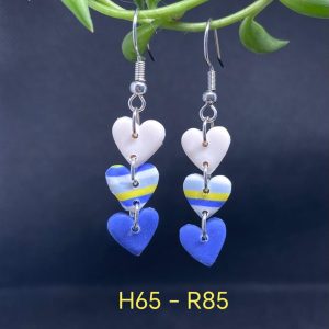 Handgemaakte Klei Oorbelle H65