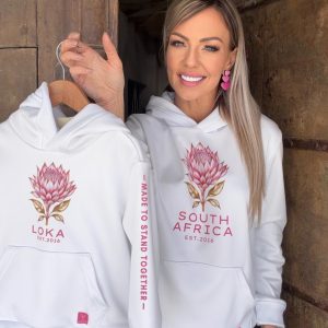 Dogters Hoodie: Protea Loka (Pienk)