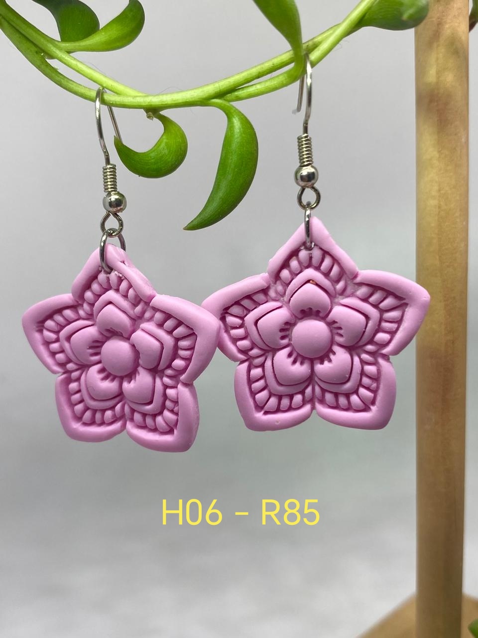Handgemaakte Klei Oorbelle H6