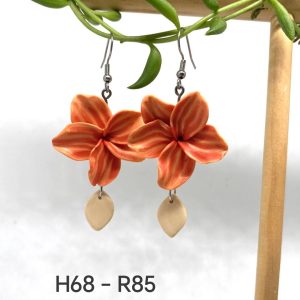 Handgemaakte Klei Oorbelle H68