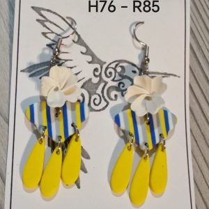 Handgemaakte Klei Oorbelle H76