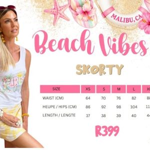 Beach Vibes Skorty Mint
