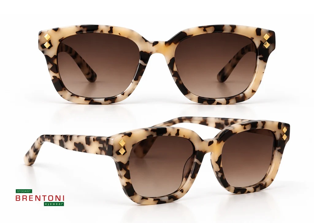 Brentoni Sonbrille Print Donker