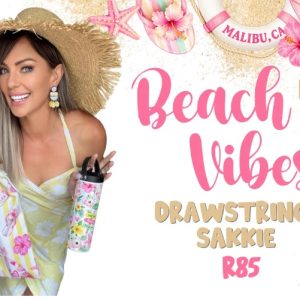 Beach Vibes Drawstring Sakkie