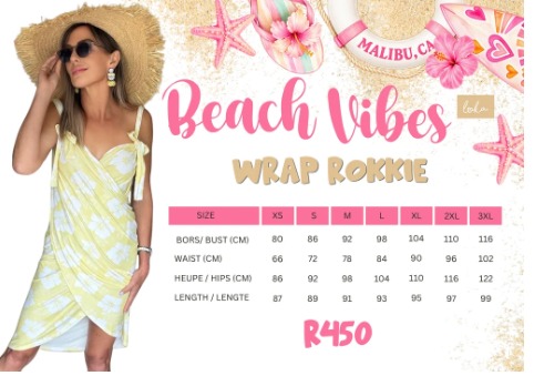 Beach Vibes Wrap Rokkie